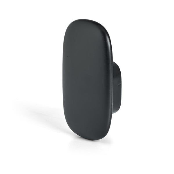 Črn hrastov stenski obešalnik Gemma Oak Black – MiaCara