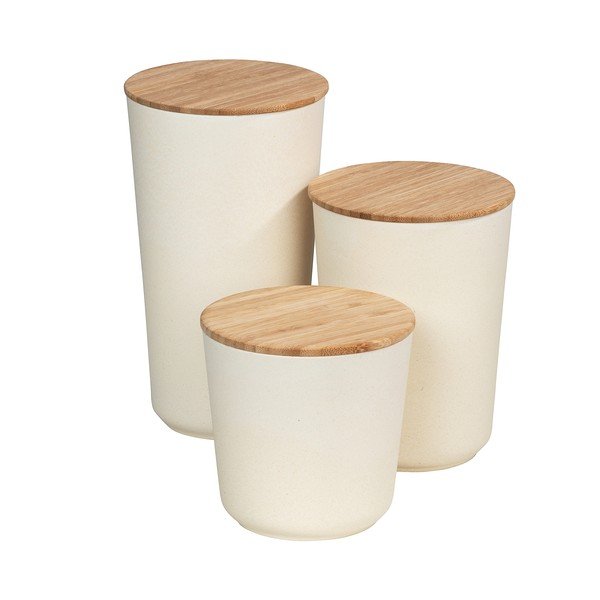 Bež škatla za shranjevanje s pokrovom iz bambusa Wenko Bondy, 500 ml-image-2