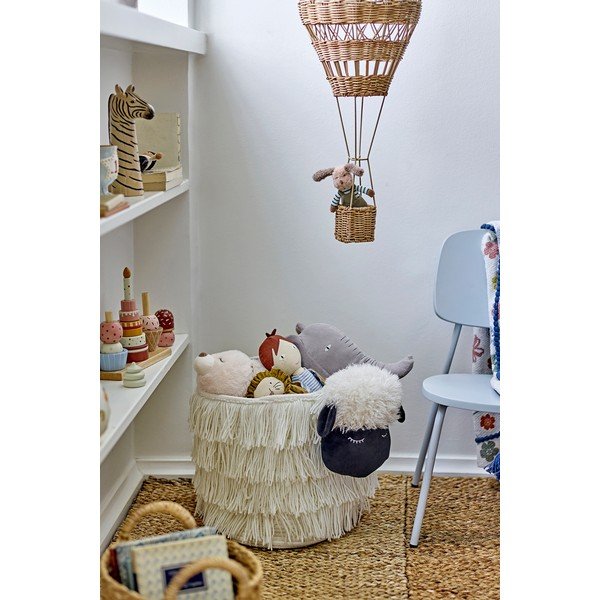 Bela tekstilna otroška škatla za shranjevanje 40x25x30 cm Dolly – Bloomingville Mini-image-2