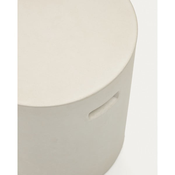 Betonski okrogel vrtni tabure ø 37 cm Aiguablava – Kave Home-image-4