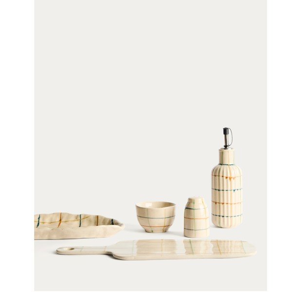 Keramičen pladenj 13x32 cm Belor – Kave Home-image-1