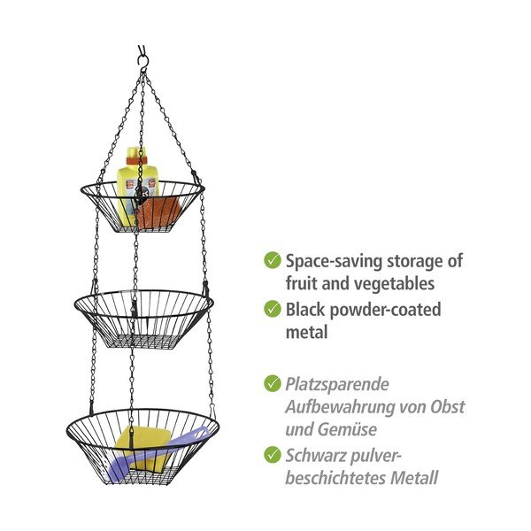 Kovinska viseča košara za sadje Trio – Wenko-image-4