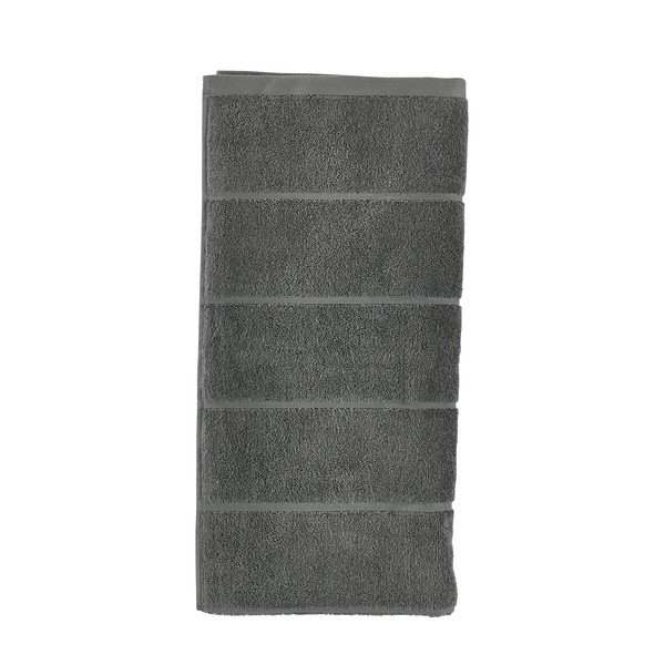Temno zelena frotirna bombažna brisača 70x140 cm Sauna – Zone