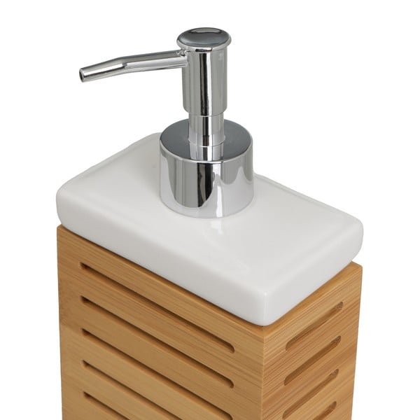 Bambusov komplet pripomočkov za kopalnico v naravni barvi – Casa Selección-image-3