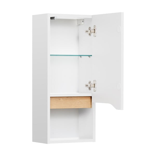 Bela visoka stenska kopalniška omarica 30x70 cm Set 857 – Pelipal-image-2