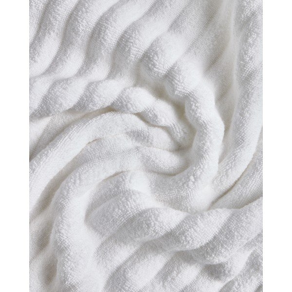 Bela frotirna bombažna brisača 70x140 cm Navira – Kave Home-image-4