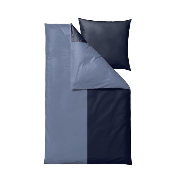 Modra posteljnina iz organskega bombaža 135x200 cm Touch - Södahl