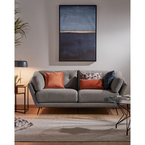 Modra slika v okvirju Kave Home Abstract, 60 x 90 cm-image-4