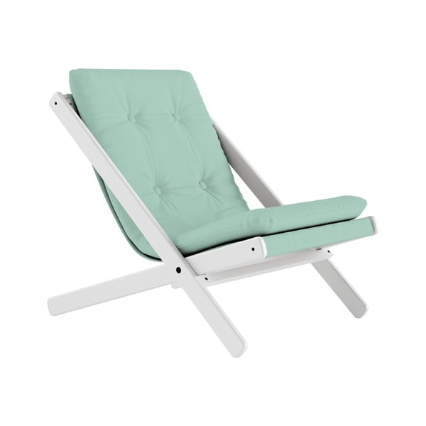 Karup Design Boogie White/Mint zložljivi fotelj