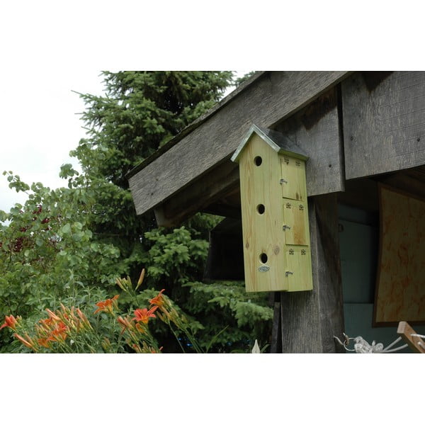 Lesena ptičja hišica Triple – Esschert Design-image-3