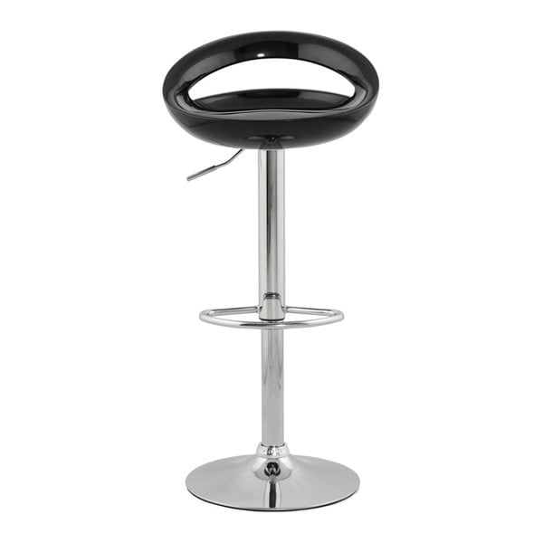 Črni Kokoon Design Venus nastavljiv vrtljivi barski stol
