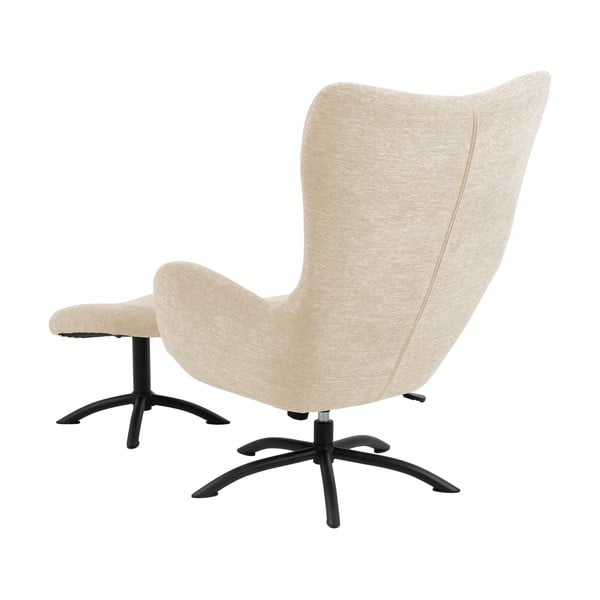 Kremno bel počivalnik z naslonom za noge Actona Talgarth-image-3