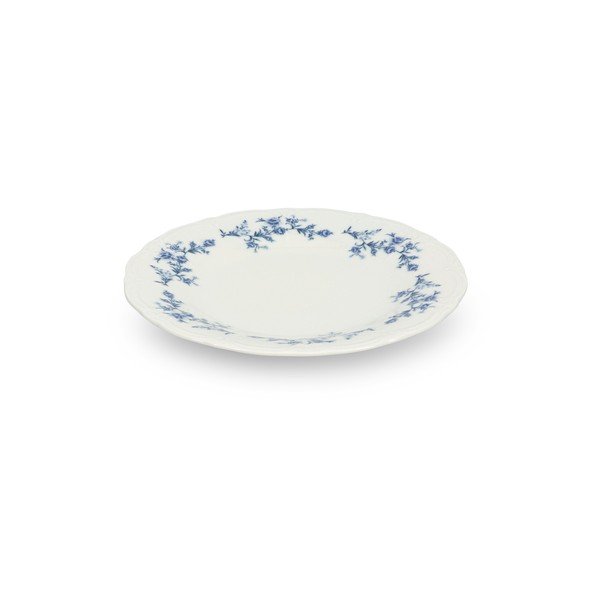 Bel/moder porcelanast krožnik ø 21 cm Retro – BonBistro-image-3