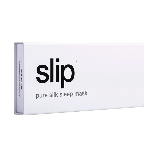 Bela svilena maska za spanje White – slip-image-3