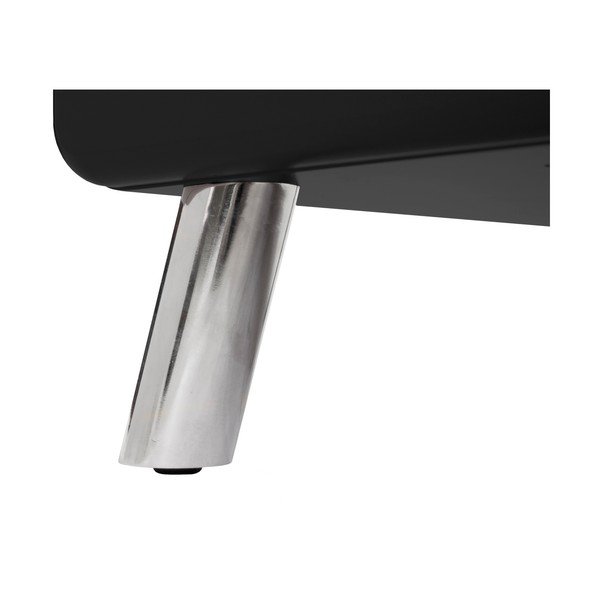 Črna TV mizica Tenzo Cobra, širine 118 cm-image-1