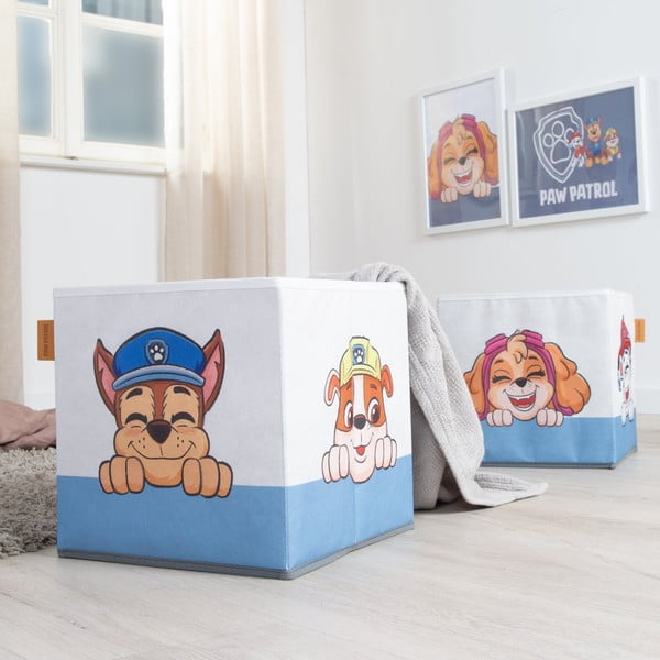 Tekstilni otroški organizatorji za igrače v kompletu 2 ks 27x27x27 cm Paw Patrol – Roba-image-3