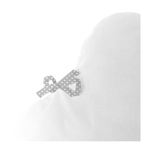 Bela bombažna blazina za otroško posteljico Mr Fox. Nube, 60 x 40 cm-image-3