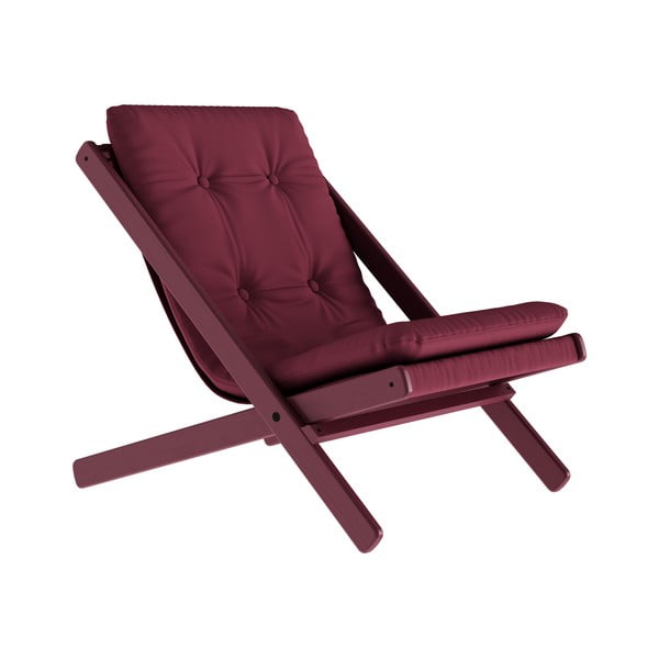 Zložljiv fotelj Karup Design Boogie Siesta Red/Bordeaux 