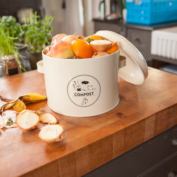 Okrogla škatla za biološke odpadke Esschert Design Farm-image-1