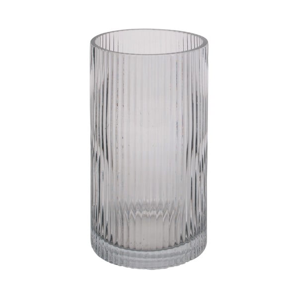 Siva steklena vaza PT LIVING Allure, višina 20 cm
