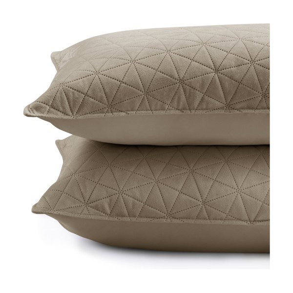 Komplet 2 prevlek za blazine AmeliaHome Laila v bež barvi, 70 x 50 cm-image-4