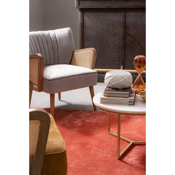 Siv žameten fotelj Virna – Bizzotto-image-1