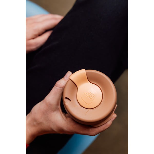 Rožnat/rjav potovalni lonček 340 ml Brew Frappe M – KeepCup-image-1