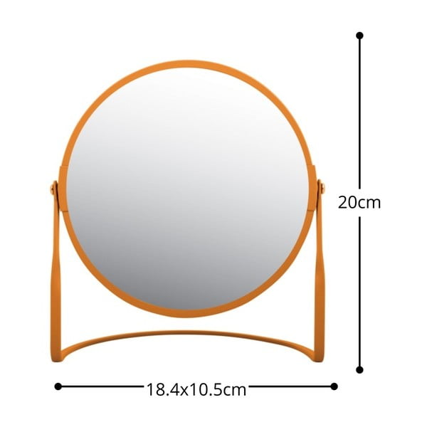 Kozmetično povečevalno ogledalo (5x povečava) ø 18 cm Akira – Spirella-image-3