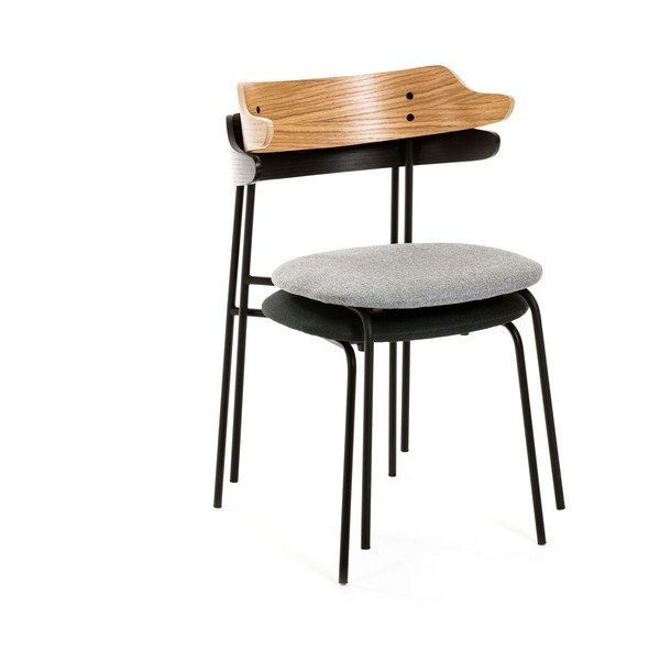 Svetlo siv jedilni stol Kave Home Olympia-image-4