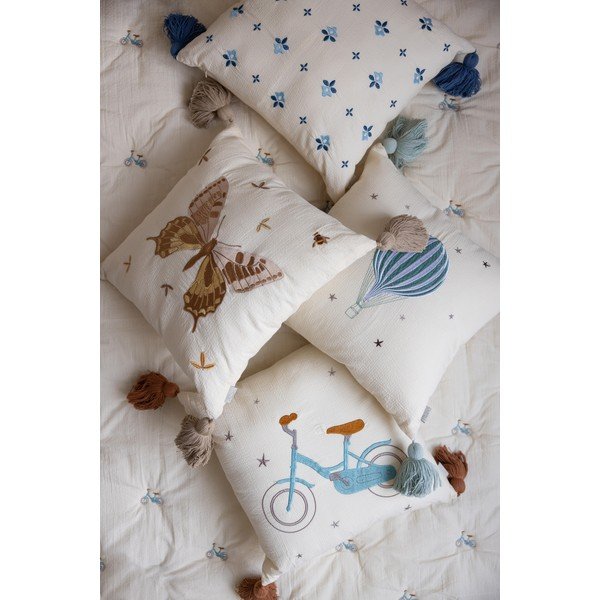 Otroška blazina iz organskega bombaža 35x35 cm Balloon – Cam Cam Copenhagen-image-1