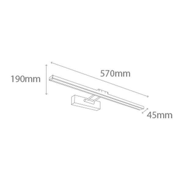 Stenska svetilka s svetlobo LED v srebrni barvi SULION Picabia-image-2