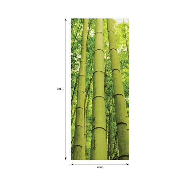 Samolepilna nalepka za vrata Ambiance Bamboo-image-2
