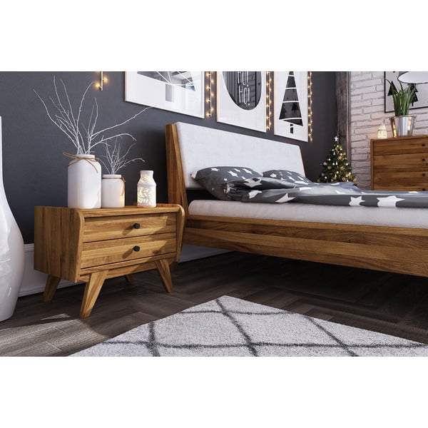 Nočna omarica iz hrastovega lesa Retro 1 - The Beds-image-4