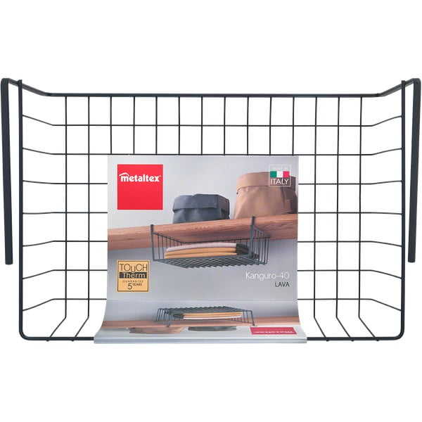 Viseča košara iz nerjavečega jekla 26x40 cm Kanguro – Metaltex-image-4