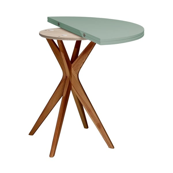 Okrogla raztegljiva jedilna miza 45x90 cm Jubi – Ragaba-image-3