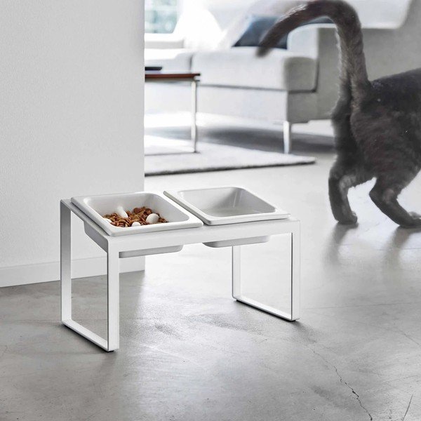 Keramičen komplet posod s podstavkom za hišne ljubljenčke Nooks – YAMAZAKI-image-4