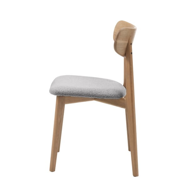 Svetlo siv/naraven jedilni stol Elim – Unique Furniture-image-3