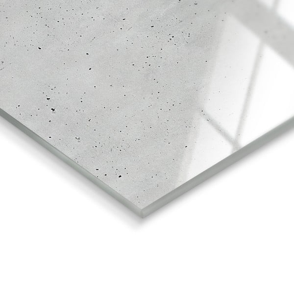 Stenska ura Styler Glassclock Concrete, 20 x 60 cm-image-3