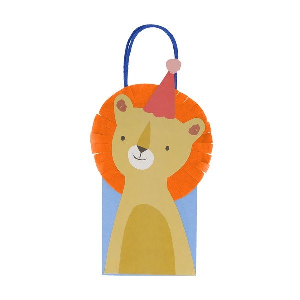 Darilne vrečke v kompletu 8 ks 11x6 cm Animal Parade – Meri Meri-image-3