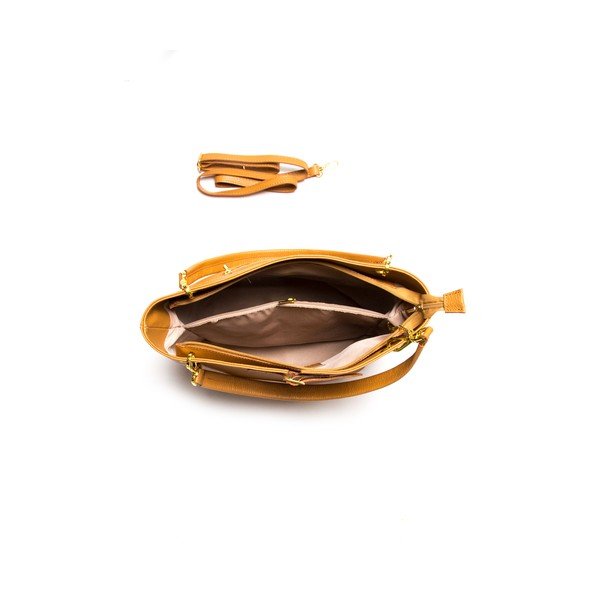 Torbica z zadrgo Cognac-image-3