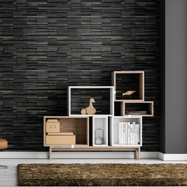 Stenska nalepka Ambiance Odyssey Facing Anthracite, 40 x 40 cm-image-2