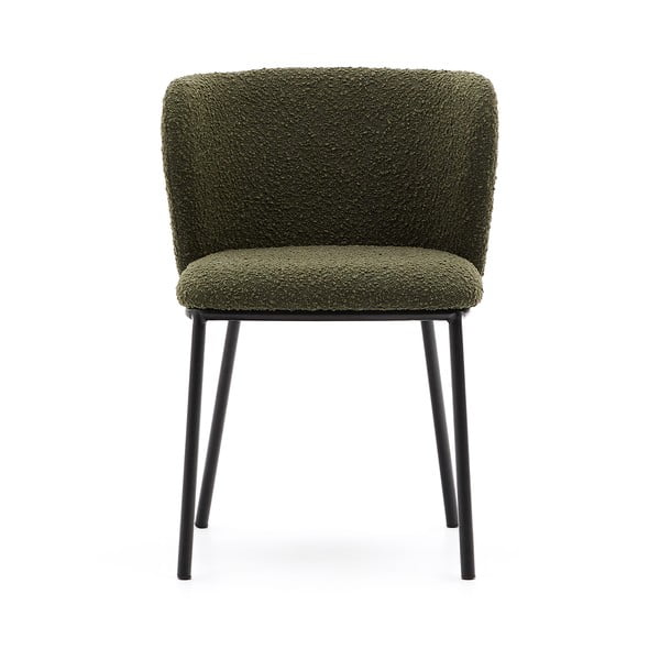 Zelen oblazinjen jedilni stol Ciselia – Kave Home-image-1