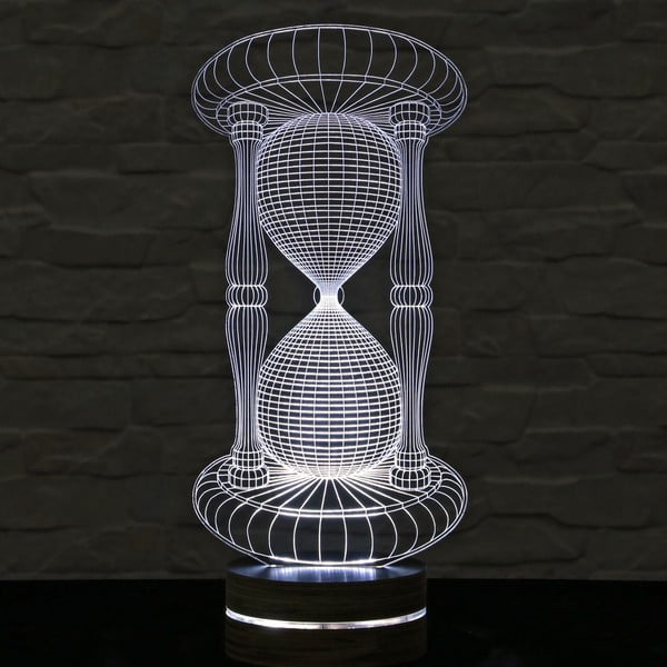 3D namizna svetilka Čas