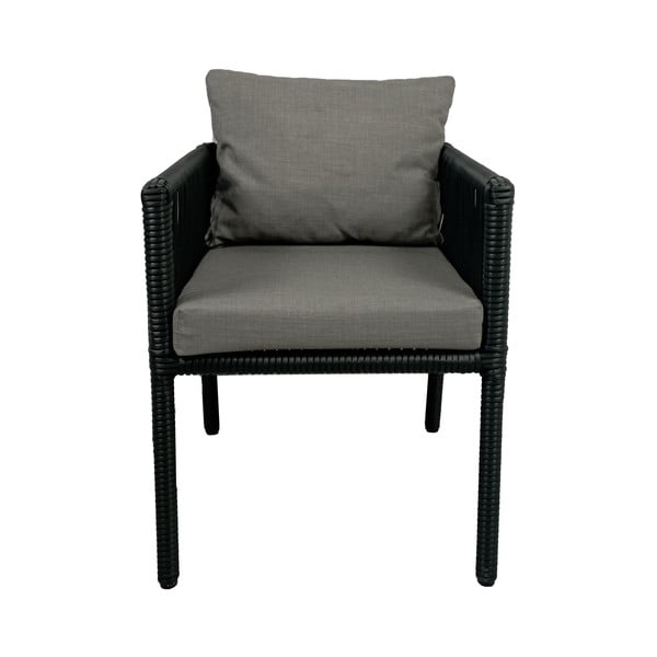 Siva vrtna jedilna garnitura iz umetnega ratana za 6 oseb Vera 2 – Floriane Garden-image-2