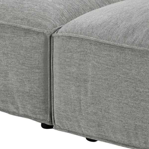 Svetlo siva modularna sedežna garnitura Le Bonom Fairfield, levi kot-image-1