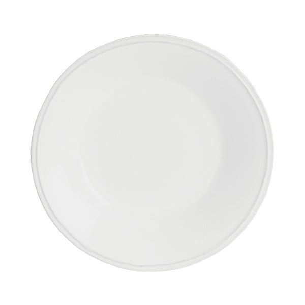 Bel lončeni krožnik za juho Costa Nova Friso, ⌀ 26 cm
