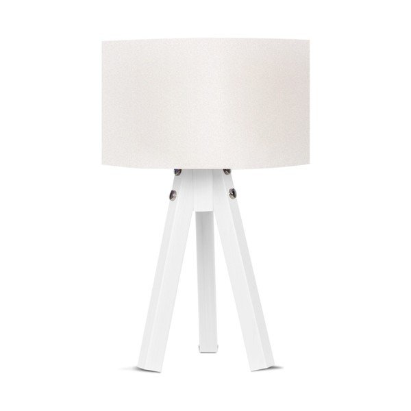 Bela namizna svetilka Mdf - Magenta Home