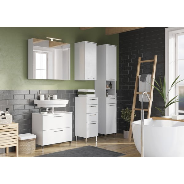 Bela omarica za pod umivalnik 60x60 cm Arvada - Germania-image-3