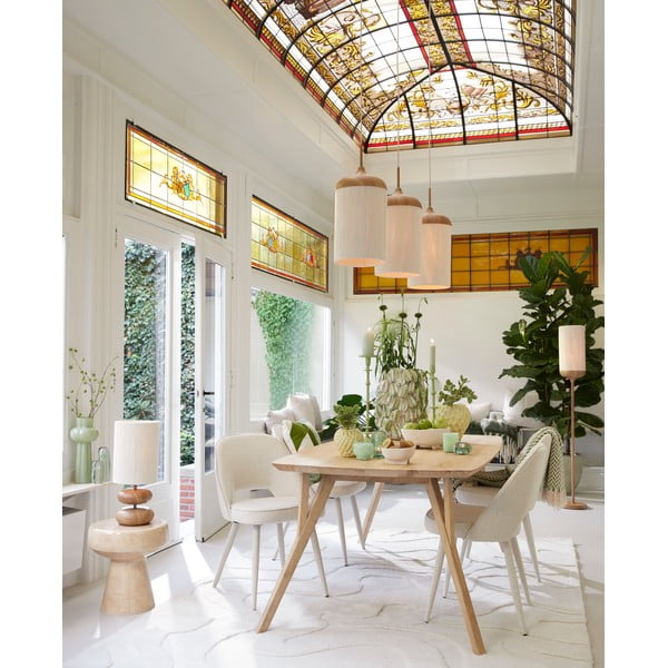 Kovinska okrogla stranska mizica ø 38 cm Dakwa – Light & Living-image-1