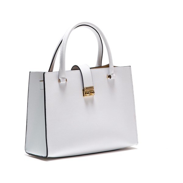 Usnjena torbica Anna Luchini 448 Bianco-image-1